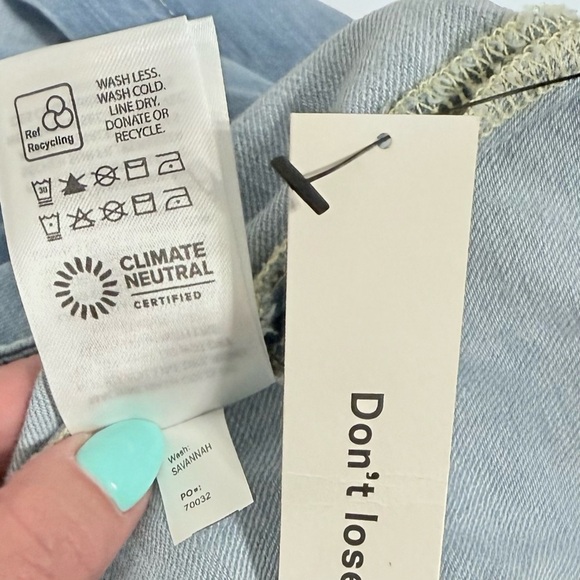 NWT Reformation Sebastian Denim Midi Dress Savannah V-neck Button-Front Size 4 - Picture 10 of 13